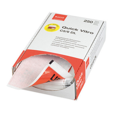 ELCO Bullet Livr. Quick Vitro C6/5 29034.80 rouge, fenêtre gauche 250 pcs.