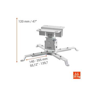 Celexon Ceiling Mount MultiCel1200 White