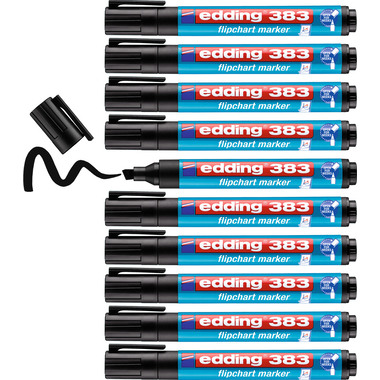 EDDING Flipchart Marker 383 1-5mm 383-1 schwarz