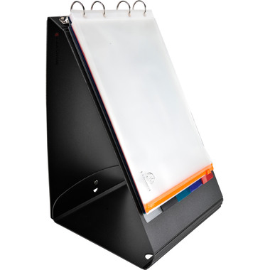 EXACOMPTA Classeur, chevalet de table A4 56234E noir 25 chemises