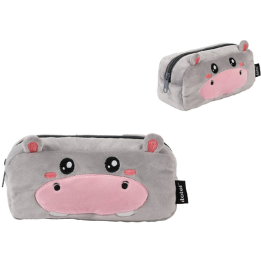 I-TOTAL Astuccio in peluche XL2864 Hippo