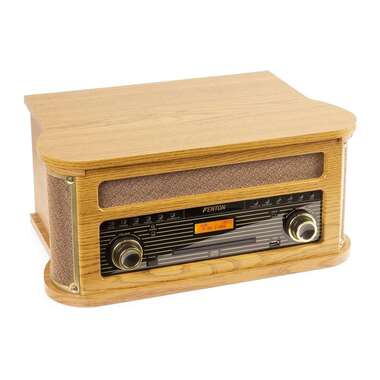 Fenton Tourne-disque Memphis Vintage Brun clair