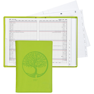 BIELLA Planer Istanbul 2027 855715310027U 1M/2S hellgrün ML 10.6x15.3cm