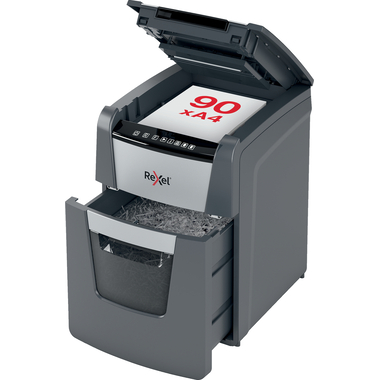 REXEL Aktenvernichter Optimum AF+ 2020090XCH 90X, P-4, 34lt