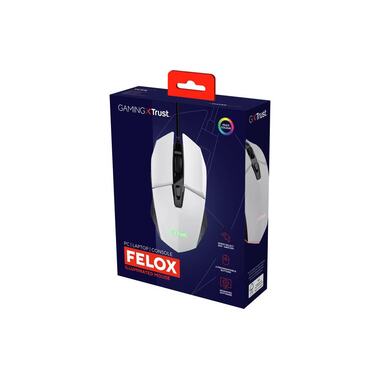 Trust Gaming Mouse GXT109 Felox White