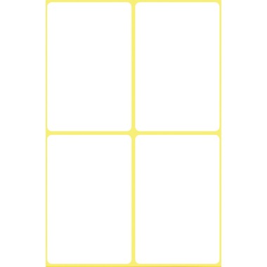 AVERY ZWECKFORM Etiquettes 54×35mm 3087 blanc 24 pcs.