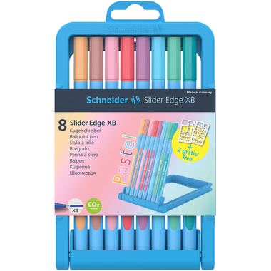 SCHNEIDER Stylo à bille Slider Edge XB 152289 Pastell 8 pcs.