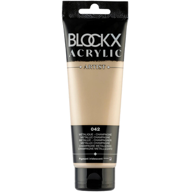 BLOCKX Colore acrilici 120ml 60042BXC champagne metallizzato