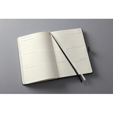 CONCEPTUM Wochenkalender 2026 C2613 1W/2S schwarz 15.1x10.8cm