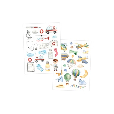 Set di tatuaggi professioni di Papierdrachen