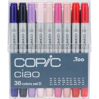 COPIC Marker Ciao 22075364 36er Set D