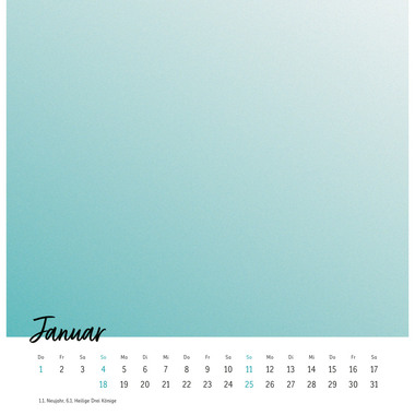 HEYE Calendario creativo 2026 23514+26 Design 16x16.5cm