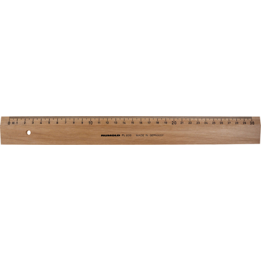 RUMOLD Flachlineal 30cm FL200/30 Buche