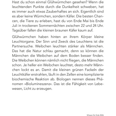 HARENBERG Abreisskalender 2026 2104700+26 Wissen für Kids DE 12.5x16cm