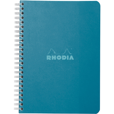 RHODIA Bloc à spirales Couleurs A5 118077C vert, carreaux 60 feuilles