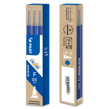 PILOT Roller FriXion Mine 0,5mm BLSFRP5L blau 3 Stück