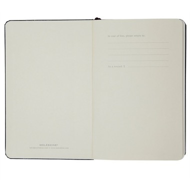 MOLESKINE Adressbuch Pocket 9x14cm 883701016 schwarz, liniert 192 Blatt