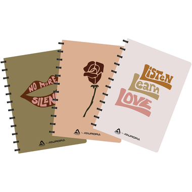 ADOC Cahier à anneaux A4 6055.25 assorti, quadrillé 144 pages