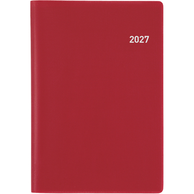 BIELLA Agenda Istanbul 2027 855612470027U 1M/2P rouge vin ML 10.6x15.3cm