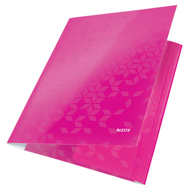 LEITZ Cartellina con elastico WOW A4 39820023 pink