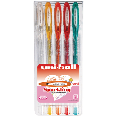 UNI-BALL Signo Sparkling 1mm UM120SP.5C-2 5 Stück