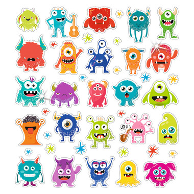 URSUS Glitzer-Sticker FUN Mot. 05 59540005F 150 Sticker