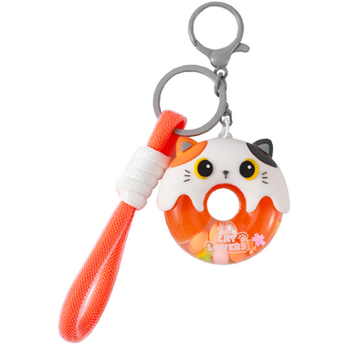 I-TOTAL Portachiavi ciambella XL3065 Orange Cat