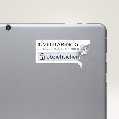 AVERY ZWECKFORM Etiketten 45,7×25,4mm L6145-20 non perm. 800 Stück