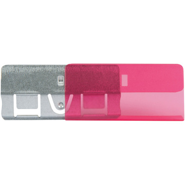 BIELLA Klarsichthülsen 60x30mm 27360240U rosa 25 Stück
