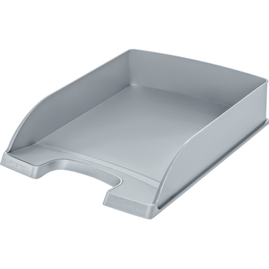 LEITZ Corbeille à courrier Plus A4 52270084 argent
