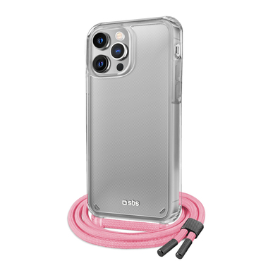 Cover trasparente con laccio da collo