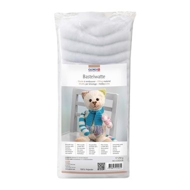 GLOREX Bastelwatte 250g 6252305 weiss