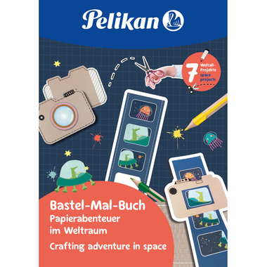 PELIKAN Verbastelbuch Weltraum 101561 A4 140g/m2