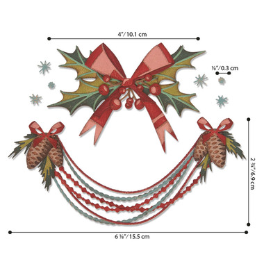 SIZZIX Stanzformen Raumdeko 664229 10er Set