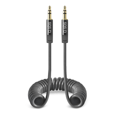 Cavo jack a spirale per smartphone e tablet