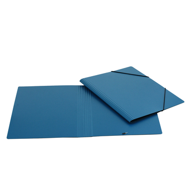 EROLA Cartella con elasti 800my A4 3228 blu cartone fibra