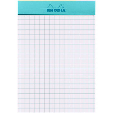 RHODIA Notizblock Couleurs Nr.11 A7 11297C blau, kariert 80 Blatt