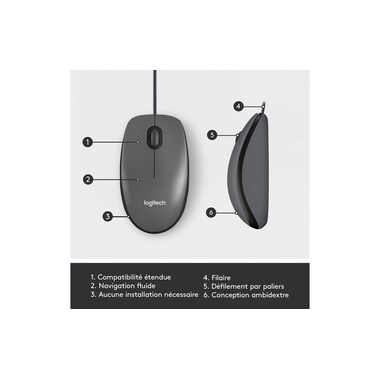Logitech Mouse M100 Optical