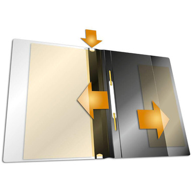 DURABLE Angebotshefter DURAPLUS 257904 für 100 Blatt A4 gelb