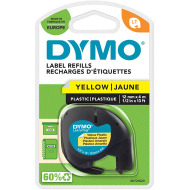 DYMO Schriftband LetraTag 12mmx4m S0721620 gelb