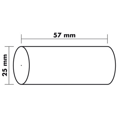 EXACOMPTA Rollen Offset Papier 10 Stk. 41806E 57x25mmx6.5m für Kasse