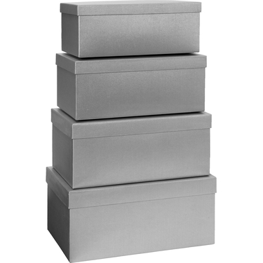STEWO Box cadeau One Colour 2552782175 argent 4 pcs.