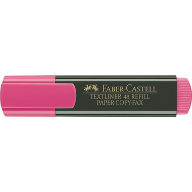 FABER-CASTELL Textmarker TL 48 1-5mm 154828 rose