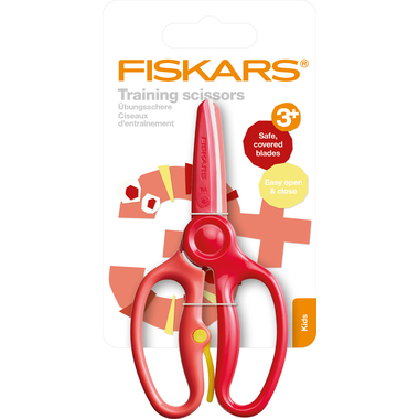 FISKARS Kinderschere 8.6cm 1064067 rot, zur Übung