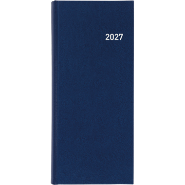 BIELLA Geschäftsagenda Tower ML 2027 800311050027U 1T/2S blau ML 13.5x31.5cm