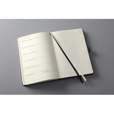 CONCEPTUM Wochennotiz-Kalender 2026 C2625 1W/2S schwarz 14x9.3cm