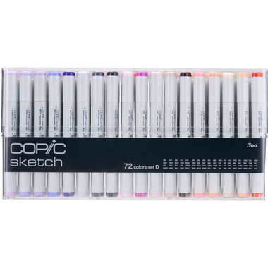 COPIC Marker Sketch 21075164 Set D, 72 pcs.