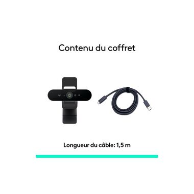 Logitech Webcam Brio 4K Ultra HD graphite