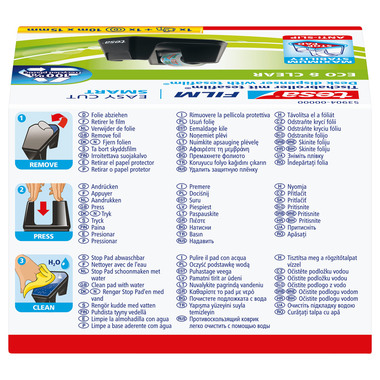 TESA Tischabroller EasyCut ecoLogo 539040000 Smart, schwarz,1 Rl.eco&clear