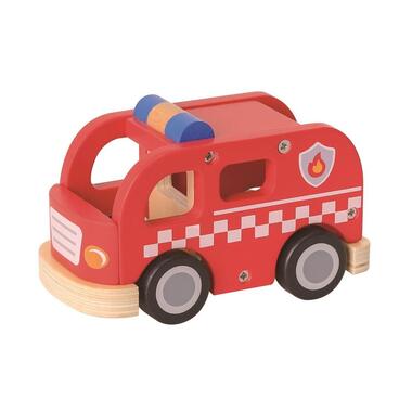 Spielba Holzspielwaren Véhicule de secours Bus des pompiers